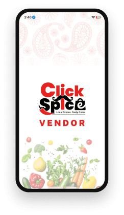 Click Spice Vendor App